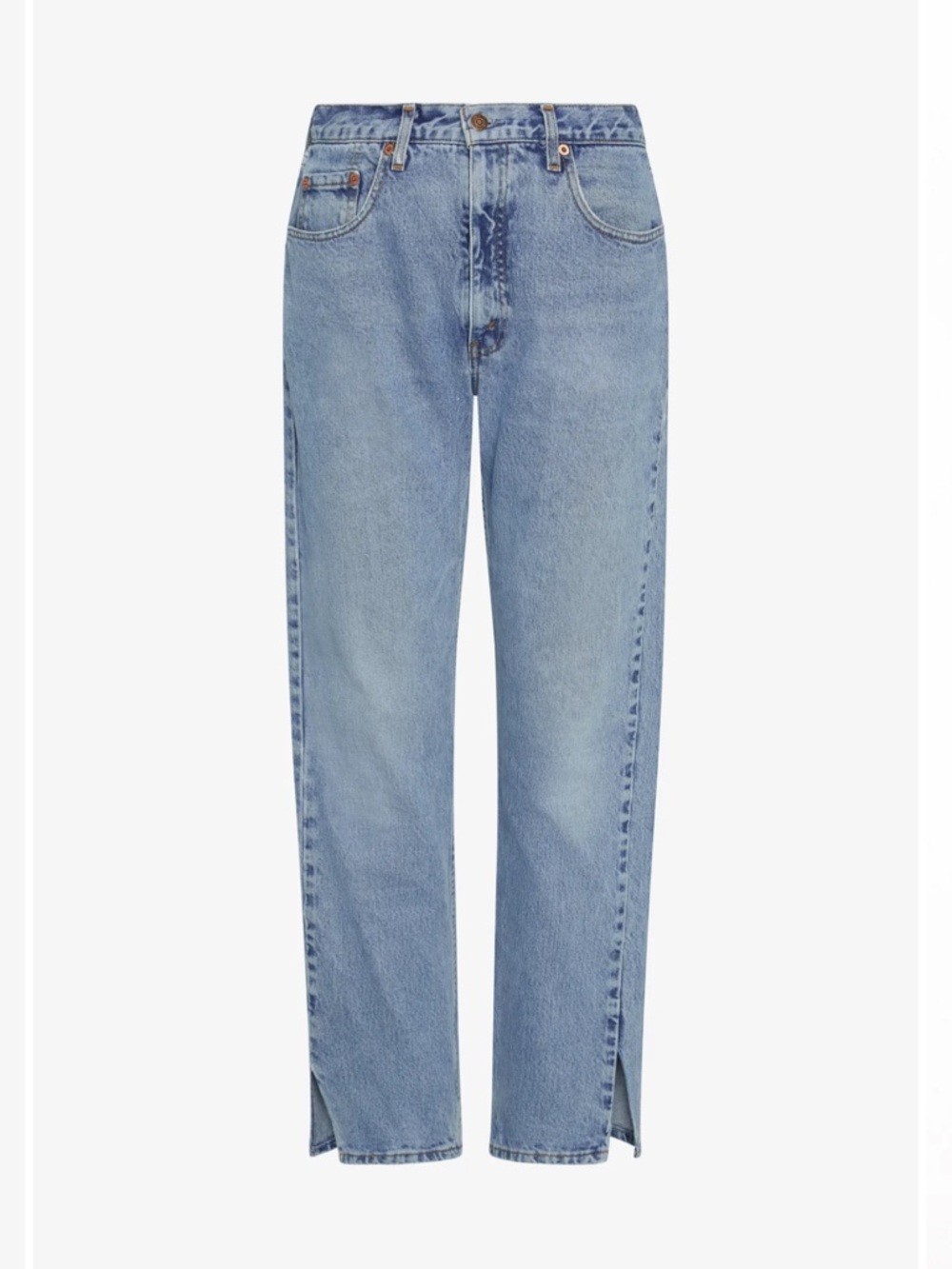 ALIGRACE ALYSA TILTED/SPLIT JEANS- 27